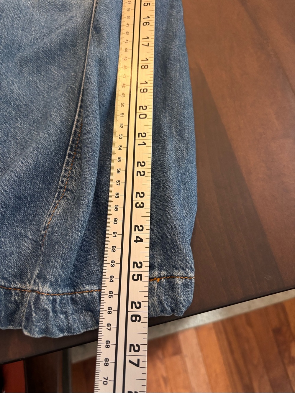 Anthropologie Pilcro Light Blue Distressed Boyfriend Jogger Tie at Ankle Jeans - Picture 16 of 16